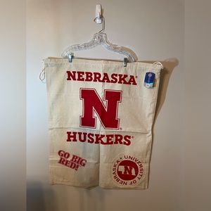 New with Tags - Nebraska Husker large cloth bag.